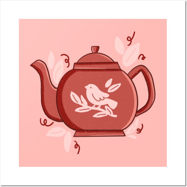 Cool Tea Pot Wall Art by  illustrateanna